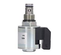 Válvula solenoide para excavadora de 12 V, reemplazo de bajo consumo con respuesta rápida para retroexcavadora JCB 3CX 4CX 4C 4C444 3CX444 4DX 3CX4M, número de pieza 6401312