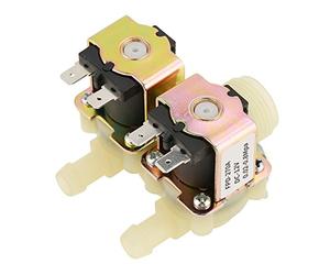 Válvula Solenoide para Lavadora DN20 G3/4 DC 12V Doble Cabezal Normalmente Cerrada Walfront