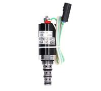 Válvula solenoide rotativa, válvula de control para bomba hidráulica de acero inoxidable, para excavadora SK200-6E y SK200-3, con OEM SKX5P-17-208, KDRDE5K-20, 40C07-109A.