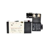 Válvula Solenoide Serie 3V300, 3V310, 3V320, 220 V, 110 V, 24 V, 12 V, 3 Puertos, 2 Posiciones, Tipo Terminal/ojal, Solenoide Simple/doble(3V310-10-NO(grommet),DC 12V)