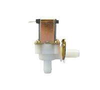 Válvula solenoide Válvula de agua 220V110V Válvula solenoide solar DC24VDC12V Bobina de cobre puro Cánula de plástico(AC220V-NC,Water Drain Valve)