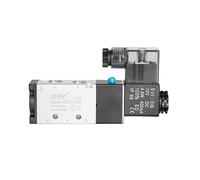 Válvula Solenoide Válvula Neumática 1/4" Electroválvula Neumática 4V210-08 5 vías 2 Posiciones Electroválvula Magnética Neumática 12V DC((4V210-08 DC24V))