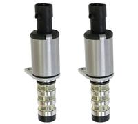 Válvula solenoide Válvula paso 2 solenoides de sincronización variable de válvulas VVT para control de aceite, compatibles con GM 1.6L y 1.8L, compatibles con Chevrolet