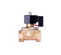 Válvula Solenoide, Válvula Solenoide de 3/4 "1" 1-1/4 "1-1/2" 2 ", agua, aire, aceite, latón, normalmente cerrada, eléctrica, 220, 12v, 110, 24v, for trabajo prolongado(DN40,NPT_230VAC)
