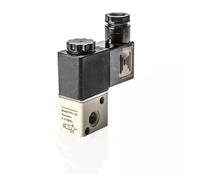 Válvula Solenoide, Válvula Solenoide de Control de aire electromagnética eléctrica, 2/3 vías, 3 puertos, 1/8 pulgadas, BSP, 1/8 ", 3V1-06, 12v, 24v, CC, Ac 110, 220(AC)