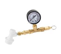 Válvula Spunding de bloqueo de bola de 0-60Psi, válvula de alivio de presión con manómetro Digital for barril de cerveza