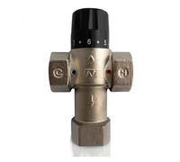 Válvula termostática de latón mezcladora automática de válvula termostática de ducha de energía Solar DN25 de 1"