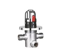 Válvula termostática de mezcla de latón de 1/2" DN15 for calentador de agua solar. Regula la temperatura del agua de mezcla.