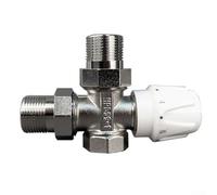 Válvula termostática manual de cobre DN20 G3/4 tamaño de rosca para ajuste preciso de salida del radiador en instalaciones de calefacción central