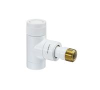 Válvula termostática Oventrop serie E DN15 1/2" esquina blanca -11