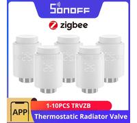 Válvula termostática para radiador SONOFF TRVZB Zigbee, Control por aplicación remota eWeLink para hogar inteligente, funciona con SONOFF ZB Bridge-P, 1-6 uds. 5PCS TRVZB
