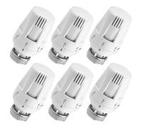 Valvula Termostatica Radiador Termostato Radiador: BYZESTY 6 Piezas Cabezal Termostático Radiador M30 X 1,5, Válvula Termostática Radiador con Protección Contra Heladas, 0-5 Funciones de Ajuste