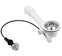 Válvula universal con extensión - Para fregaderos de cocina con control de rotación excéntrico - Producto de calidad fabricado en Alemania - Ø114 mm