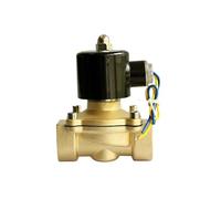 Válvulas de agua eléctricas 12v 24v 1 pulgada 1-1/4 pulgadas normalmente cerradas for riego de jardines(1-1/4 inch,BSP_120VAC)