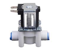 Válvulas de alivio Válvula de liberación 1 válvula solenoide de entrada para máquina de agua pura, purificador de agua, interruptor de válvula de conexión rápida de 2 puntos de ósmosis inversa(12V)