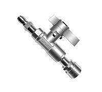 Válvulas de bola de acero inoxidable 304 con caudal 3/8 pulgadas conector de alta presión para lavadora a presión manguera de alto rendimiento limpiador de alta presión comercial Válvulas de acero