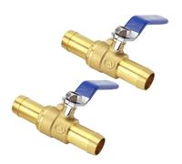 Válvulas de bola versátiles de latón de 16 mm Válvulas de bola robustas de latón Válvulas de conexión de manguera versátiles perfectas para uso doméstico Interruptor de boquilla de manguera fácil de