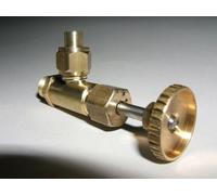 Válvulas de cabezal de bala y tubo de 1/4" x 40tpiÂ 1/8"