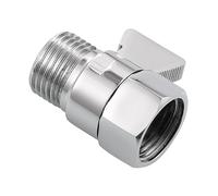 Válvulas de cierre de cabezal de ducha G1/2, control versátil de flujo de agua, latón ajustable para control de flujo de agua de apagado manual