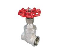 Válvulas de compuerta de acero inoxidable de 1/2", 3/4", 1", 1-1/4", 1-1/2", 2", válvula de agua, válvula de conmutación, válvula de compuerta con rosca hembra, 1 unidad(1-1/2")