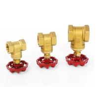 Válvulas de compuerta de latón de dos vías, rosca hembra a hembra de 1/2" y 3/4" y 1" DN15, 20 y 25, válvula de agua, válvula de conmutación, rosca interna.(DN32,Heavy)