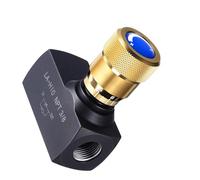 Válvulas de control de flujos hidráulicos industriales, perilla ajustable, prevención de fugas, hidráulica de una sola vía, regulación de precisión, control de flujos para tuberías