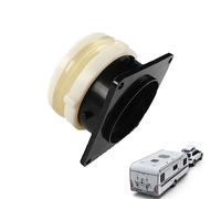 Válvulas de drenaje de RV, tapas de válvula de desagüe de brida de espiga, brida de drenaje ABS, válvula de repuesto para depósitos de residuos RV para barcos, autocaravanas