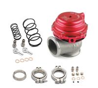VáLvulas De Escape 44mm Wastegate Top Steel V-band Waste Gate externo for Supercharge Turbo Manifold(Red)