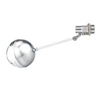 Válvulas de flotador - Manguera de jardín a prueba de fugas | Controlador de bolas de acero inoxidable | Automático ajustable | Fuente de riego para estanques, vaporizador de arroz, piscina, bebedero