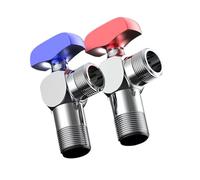 Válvulas de funcionamiento simple para calentador de agua, válvulas cuadradas de latón, accesorios de calentador de agua para varios ajustes, accesorio de apartamento