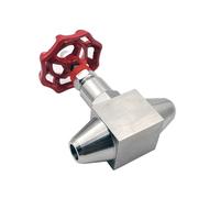 Válvulas de globo de alta presión soldadas con autógena de acero inoxidable de la válvula de aguja J61Y-160P de DN6-DN20 SS304(DN15)