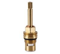 Válvulas De Grifo De Repuesto, Cartucho De Disco De Vástago De Cerámica De Latón, Válvula De Grifo, Inserciones De Cuarto, Giro De Glándula De 1/2 "para Grifo De Cocina De Baño