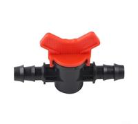 Válvulas de interruptor de riego por goteo, válvula de cierre de púas en línea para accesorios de válvula de riego de 16/20/25 mm para rociadores de jardín (16 mm x 16 mm)