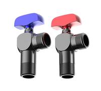 Válvulas de latón resistentes al calor para calentadores de agua SQAure 1/2 pulgadas Accesorios de remolque para mantenimiento del hogar Rendimiento de sellado estable