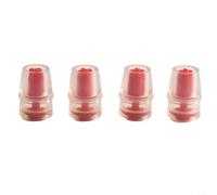 Válvulas de mordida de repuesto de silicona 4pcs para botellas de agua utilizadas en actividades al aire libre (rojo)