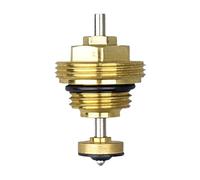 Válvulas de pasador de retorno de latón, distribuidor de circuito de calefacción, resorte automático para actuador UFH que mantiene un control eficiente de fluidos, pasador de retorno de latón