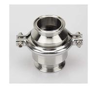 Válvulas de retención 76MM-102MM OD sanitaria Tri abrazadera válvula de retención virola OD 91mm-145mm acero inoxidable SS SUS 304 ajuste abrazadera trébol(OD 76 Clamp 91)