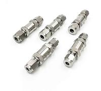 Válvulas de retención acero inoxidable 304, 3 mm, 6, 8, 10, 12, 14, 18, válvula doble virola, antirretorno unidireccional for agua, aceite y gas(6mm)