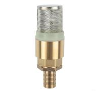 Válvulas de retención de filtro, válvula de retención de succión de válvula de pie, conexión de manguera, válvula de antirretorno, válvula de retención de latón (válvulas de 3/4 pulgadas + diámetro de