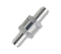 Válvulas de retención de línea de aleaciones de aluminio, control de flujos de una sola vía, antirretorno en línea para motocicletas de automóviles, envío fácil de usar