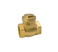 Válvulas de retención DN15 /DN20/DN32 válvula oscilante rosca latón 1/2 3/4 1 pulgada BSPP tubería agua alta presión PPR pieza(3/4Inch)