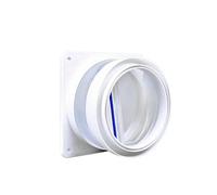 Válvulas de retención for campanas extractoras, 1 pieza, 150/160/180 mm, tubo de doble extremo, antiolor, salida de aire fresco, ventilación de cocina alta.