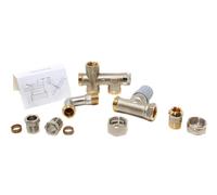 Válvulas de tubo ascendente Danfoss RA-KE Set 1/2" - 013G3341