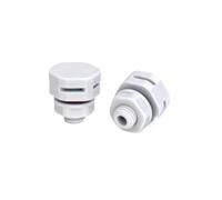 Válvulas De Ventilación Aire A Prueba Agua, Plástico Negro, Impermeable, IP68, Tapón Tornillo, Válvula Nailon, Liberación Presión(Light Grey,M8X1.25-10PCS)