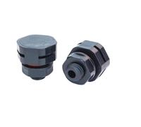 Válvulas De Ventilación Impermeables M12-M20 Válvula Impermeable Tornillo En Tapón Protector Respiradero Plástico(Black,M20X1.5-10PCS)