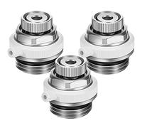 Válvulas de Ventilación para Radiador 1/2 Pulgadas Purgador Automático de Latón Salida de Aire Automática Válvula de Corte de Aire de Radiador (3 Piezas)