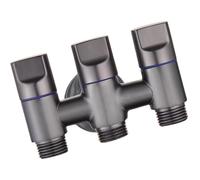 Válvulas desviadoras de agua de 3 vías, divisor de conexión rápida, multifunción, distribuidor de agua de 3 vías para cocina, baño, jardín, cocina, fregadero