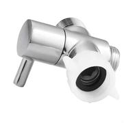 Válvulas distribuidoras de agua multiusos 7/8x7/8x1/2 adaptadores T de latón de 3 vías T para inodoro de mano, bidé, separadores de agua, divisores de grifo