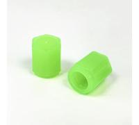 Válvulas fluorescentes que brillan en la oscuridad, cubiertas de vástago de neumático para coche, bicicleta, motocicleta, scooter, color verde, luminoso, accesorios de seguridad nocturnos, fácil de