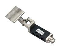 Válvulas neumáticas de pedal de aire de aleación de aluminio de 2 posiciones y 5 vías, interruptores de control de pedal de 1/4 pulgadas, controles de presión de aire